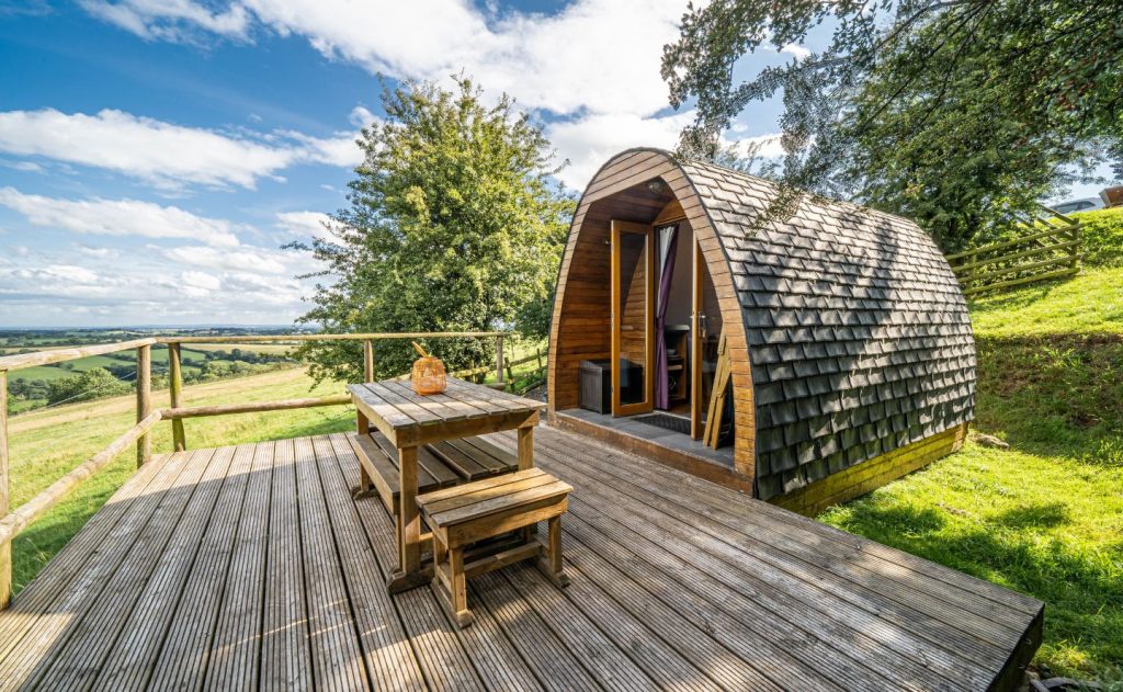 Damson Pod Gift Voucher | Dog Friendly Pod Glamping Peak District Derbyshire