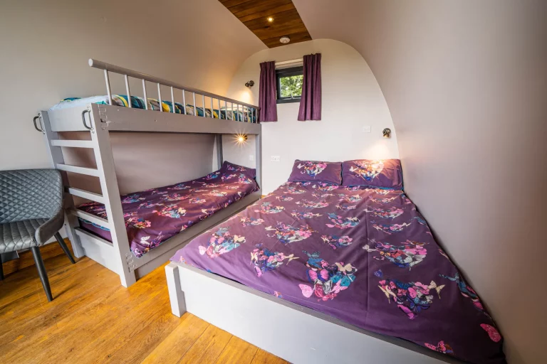 Lavender Pod | Group Glamping | Family Pod Derbyshire | Family Pod Peak District